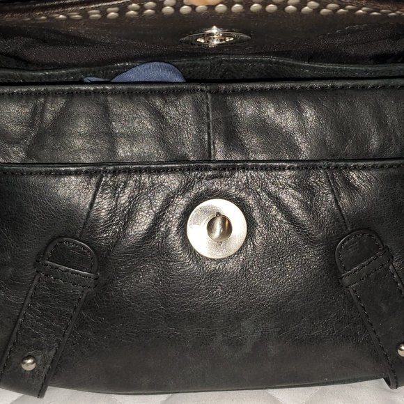 BCBGMAXAZRIA Black Leather Bag - Picture 6 of 16